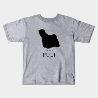 Puli Black Silhouette Kids T-Shirt